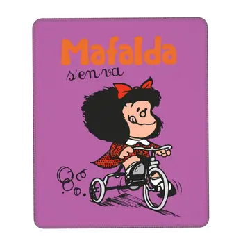 Kawaii Mafalda, Važiuodami Dviračiu, Pelės Padas Neslystantis Gumos Pagrindo Žaidimų Kilimėlis Priedai Quino Komiksų, Animacinių Filmų Biuro Nešiojamas Kilimėlis