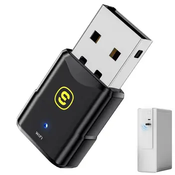 Wifi USB Adapteris Dvigubo Juostos Perjungimo Belaidžio Tinklo Kortelė, USB Bevielio Tinklo Adapteris, Skirtas Staliniams WiFi Dongle For Windows