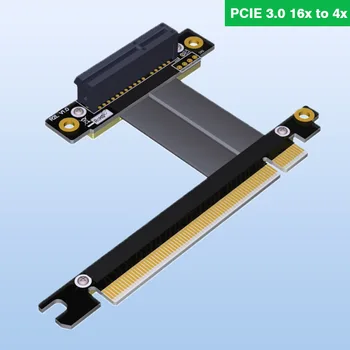 PCIe 3.0 x16 x4 Stove extender Gigabit ethernet tinklo plokštė Pramonės SSD pci-e 3.0 16x 4x Pratęsimo PCI-Express 3.0 kabeliai.