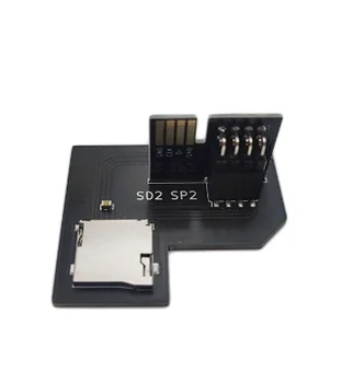 100VNT Aukštos kokybės Žaidimų Konsolės Card Reader NGC SD2SP2 PRO Adapterį SD Apkrovos SDL Micro SD Kortelė TF Kortelių Skaitytuvas