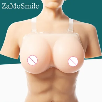 2000g-6000g Silikoninių Krūtų Formos Krūties Protezus, dėl Transseksualių Krūties Crossdressers Cosplay Netikras Krūtis