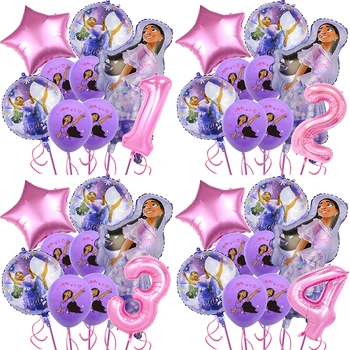 Encanto Gimtadienio Apdailos Isabella Folija Globlos Šalies Aksesuarų Vaikams Džiaugtis Disney Tema Balionų Rinkinys Encanto Šalies Prekių