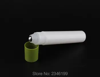 20ML 20G Balto Plastiko Roll Butelis su Stiklo Granulių Metalo, Plieno Rutuliuko,Paakių kremas butelis,Kosmetika Imties Pakuočių,30 Vnt/Daug