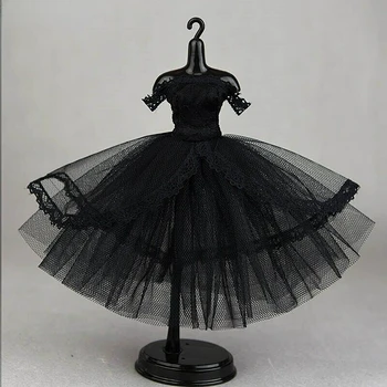 Black Princess Sijonas 11.5 Colių Lėlės Suknelė Suknelė Suknelė Lėlės Priedai Gimtadienio Dovana Berniukams ir Mergaitėms