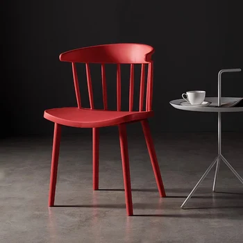 Vestuvių Nešiojamas Kėdės Kambarį Raudona Kiemo Raudona Valgomojo Kėdės Dizainas Padažu Fotelis Stuhle Esszimmer Baldai A1