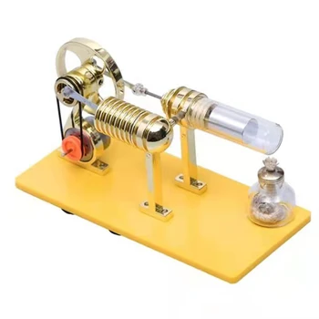 3D Gama Stirlingo Variklio Generatoriaus Modelis su LED Šviesos Technologijų Mėgėjų, 