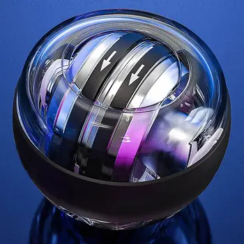 LED Giroskopiniai Powerball Autostart Asortimentą Giroskopų Elektros Riešo Kamuolys Rankos Rankos Raumenų Jėga, Treneris, Sporto Įranga