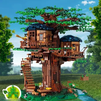 Tree House Didžiausias Medis Modelis Ss Blokai Idėjų 21318 Plytos 