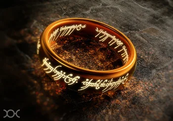 Viešpaties Piršto Žiedai Filmą Žiedą, tą patį žiedą, ir už jos ribų 3D raižyti ispanijos Sanskrito Papuošalai $0.01 Pigiomis Prabangos Prekėmis