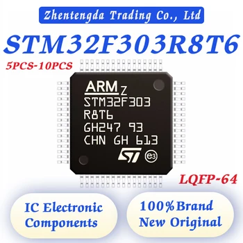 5-10vnt Nauji STM32F303R8T6 STM32F303R8 STM32F303 STM32F STM32 STM IC MCU Chip LQFP-64