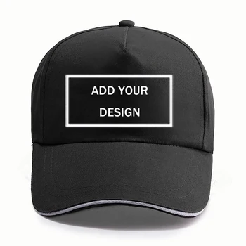 Custom Beisbolo kepuraitę Pridėti Savo Dizaino, Spausdinimo Logotipas Tekstas Photo Black Hat Chaki Pritaikyti Kepurės Vyrams, Moterims