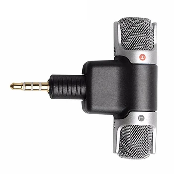 Mini Mikrofonas, Universalus 3. Smegenų 5M Nešiojamojo Telefono Mike Juoda