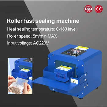 Automatinis Roller Sandarinimo Mašina, Mažų Arbatos Maišelį, Aliuminio Plėvelės Maišelis Šilumos Sandarinimo Mašina, Plastikiniai Komercinės Krašto Pakavimo Mašinos