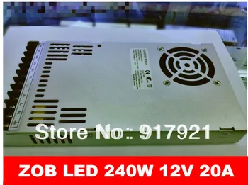 ZOB LED naujausius produktus 240W 12V 20A AC/DC200V-240V impulsinis maitinimo šaltinis 240w led ekranas / modulio skirta didmeninės