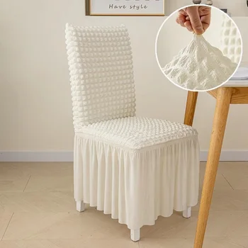 Europos Kėdė Padengti Kieta Spalva, T-formos, Valgomojo Kambario Kėdės Sėdynės Padengti Slipcover už Virtuvės, Biuro Vestuvių Puotą Kitche Namuose