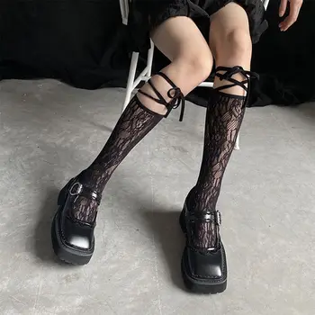 Dviejų Kojų Kojinės Kolegija Stiliaus jk Tuščiaviduriai Cosplay Juostelės Mergina Kojinės Nėrinių Kojinės Lolita Blauzdos Kojinės Split Toe Kojinės