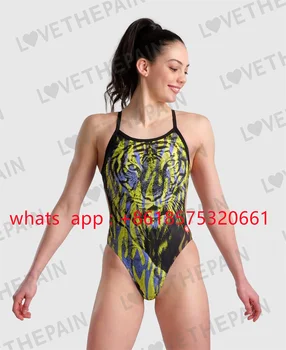 Moterų vientisas Maudymosi Funkcinės Mokymo maudymosi kostiumėlį Atvirų Vandens Swimminggown Vasaros Quick Dry Sporto maudymosi kostiumėlį 2023
