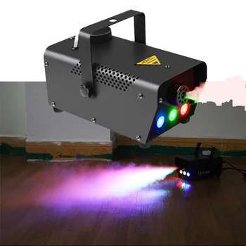 Mini 500W Rūko Mašina Belaidžio Nuotolinio Valdymo RGB Sumaišyti LED Spalvingas Efektai Etape Fogger Projektorius DJ Disco Kalėdos Šalis Dūmų