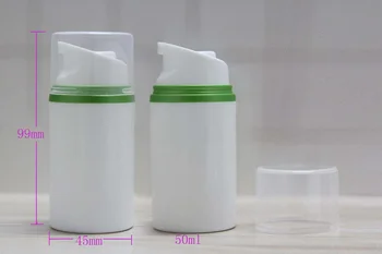 50ML plastiko beoriu butelis paspauskite siurblys žalia ratlankio už serumas/kremas/fondas/gel/anti-UV apsaugos nuo saulės kremas odos priežiūrai pakuotės